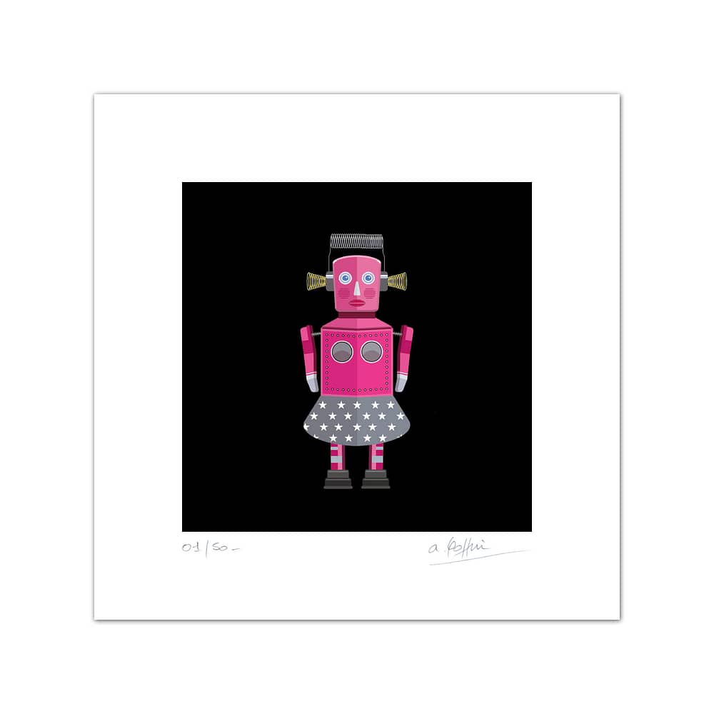 Un robot style vintage